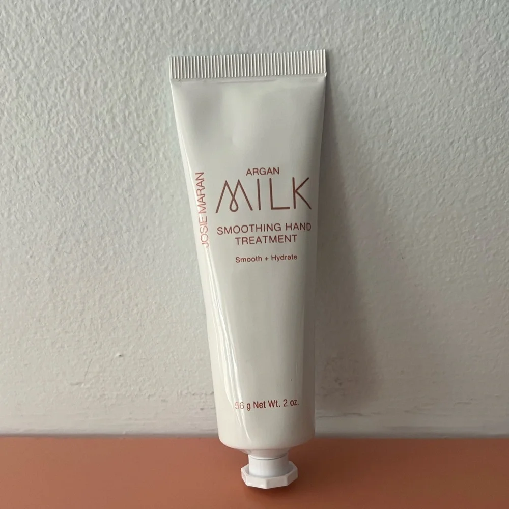 Josie Maran Argan Milk Smoothing Hand Treatment- new - full size- sealed - Picture 2 of 5